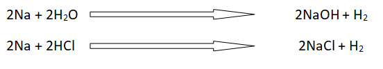 Alkali metals as reducing agents