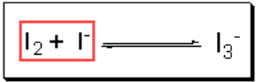 Formation of tri-iodide ion