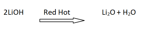 Stability of hydroxides of lithium