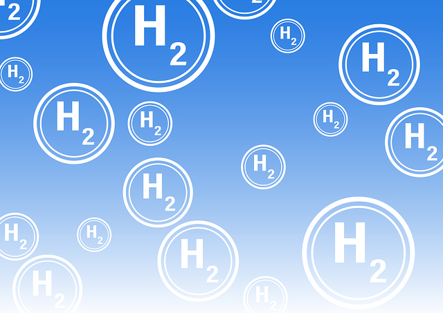 Image showing molecule of hydrogen element