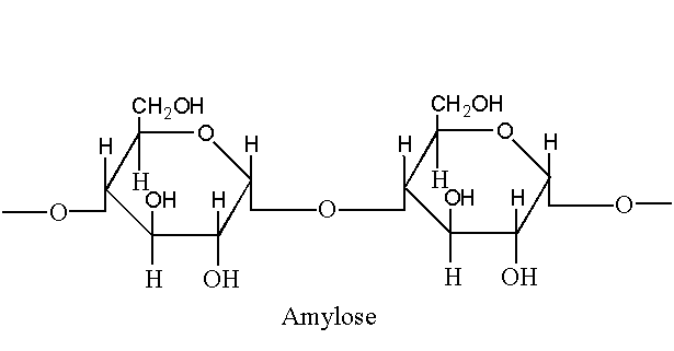 Image showing the structure of amylose