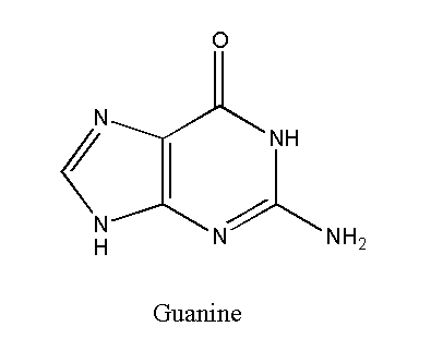 Image showing the structure of guanine