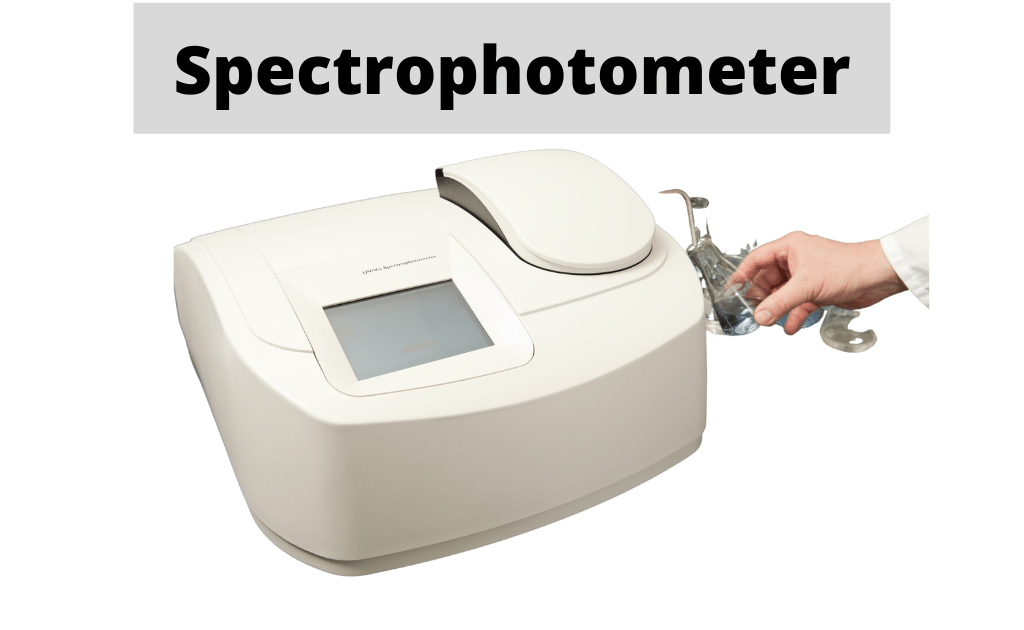 Spectrophotometer diagram