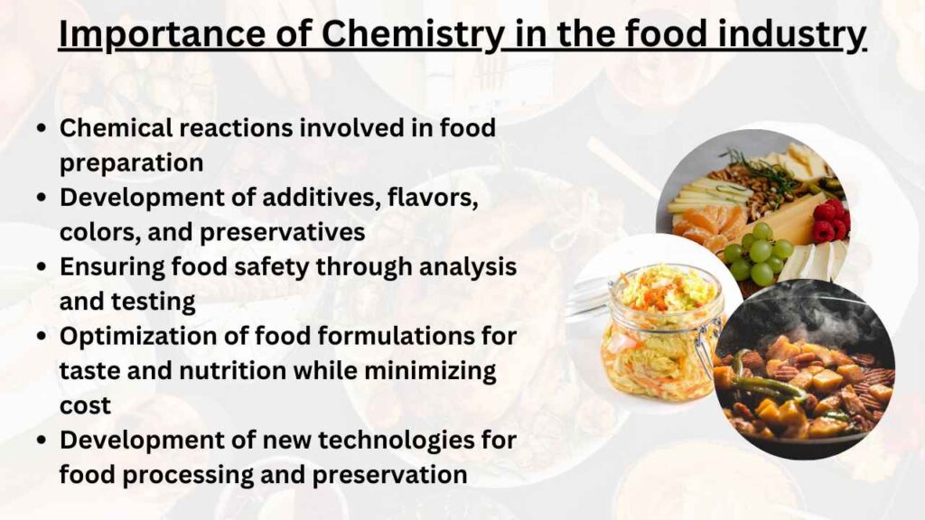 image showing Importance of Chemistry in the food industry