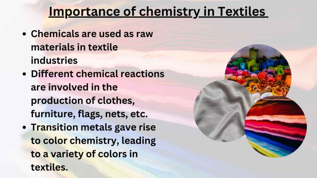 image showing Importance of chemistry in Textiles